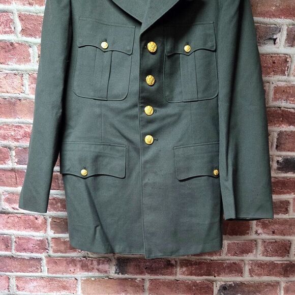 Vintage 1967 US Army Class A Dress Uniform Jacket | Men’s 39R | Military Blazer - Picture 10 of 11
